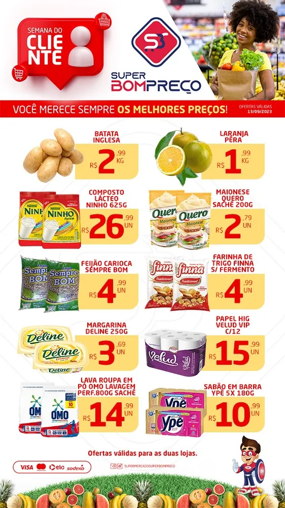 Confira as promoções no Supermercado Super Bom Preço em Brumado