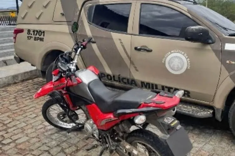 17º BPM recupera moto em Guanambi após mãe denunciar crime do próprio filho