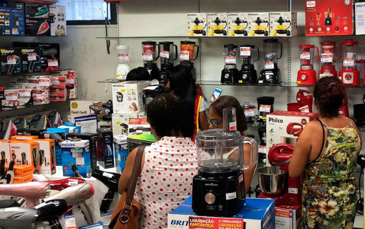Comércio varejista da Bahia tem aumento de 1,6% nas vendas, após três meses de recuo