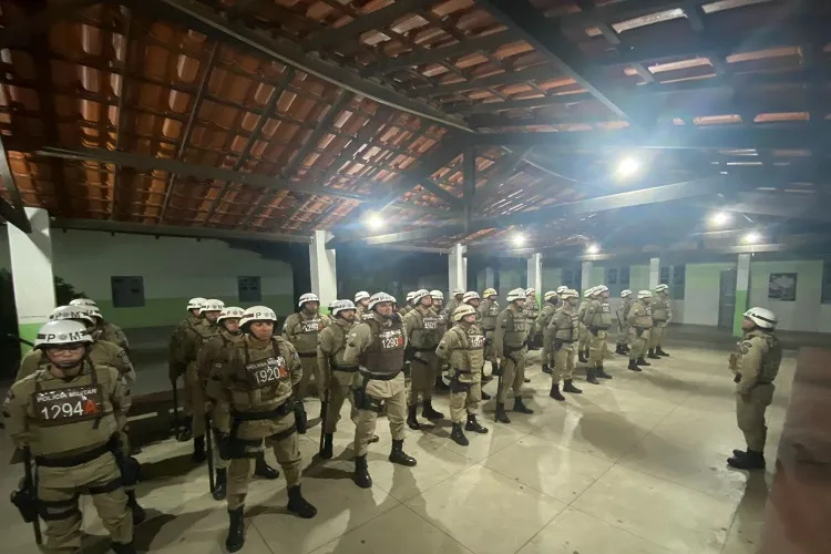 Polícia Militar garante a segurança no aniversário de Livramento de Nossa Senhora