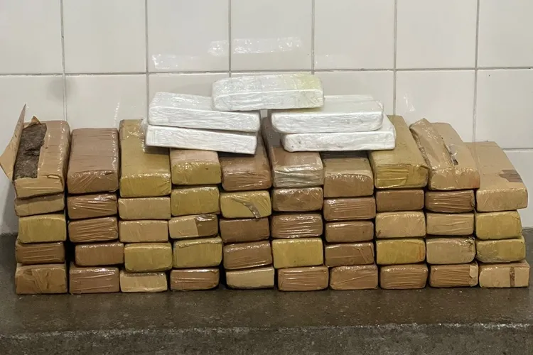 Polícia Rodoviária Estadual apreenda 100 kg de drogas na BA-026 em Tanhaçu