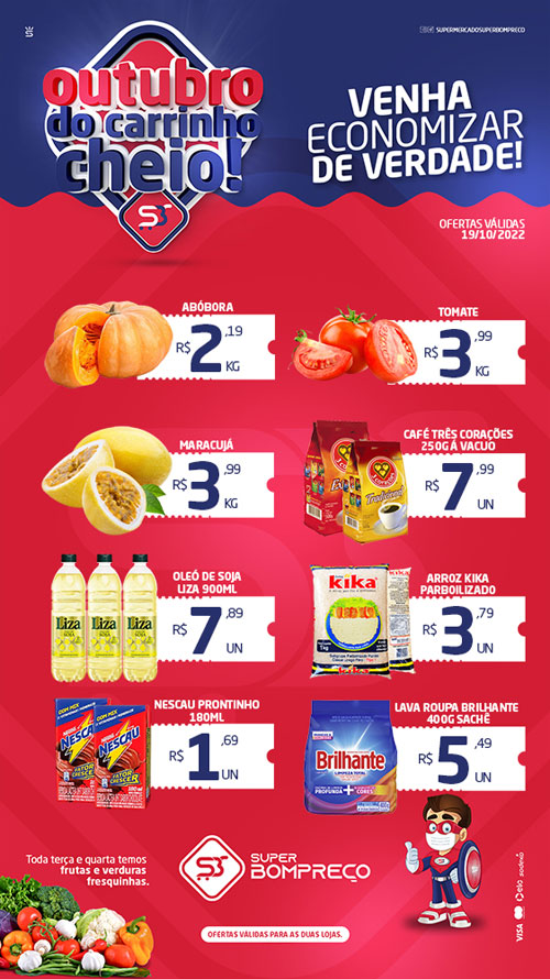 Confira as promoções no Supermercado Super Bom Preço em Brumado