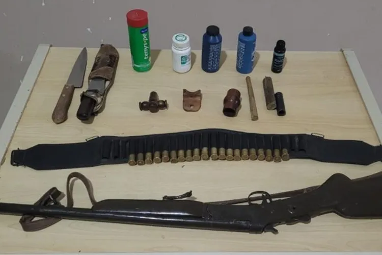 4ª CIPM apreende materiais utilizados para caça ilegal na zona rural de Érico Cardoso