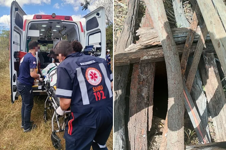 Mulher de 43 anos desaparecida é resgatada viva de cisterna em Candiba