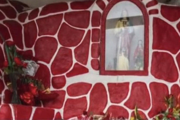 Imagem de Santa Bárbara é furtada em gruta milagrosa no recôncavo baiano