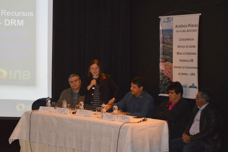 Caetité: Vice-prefeita participa de audiência pública para a retomada dos trabalhos da INB