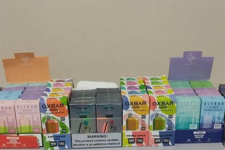 Polícia Rodoviária Estadual apreende 58 cigarros eletrônicos na BA-262 em Brumado