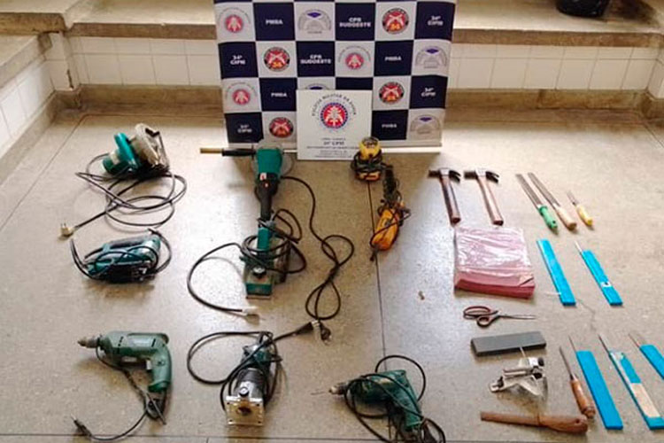 Polícia Militar recupera produtos furtados de carpintaria em Brumado