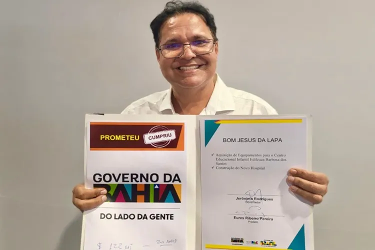 Prefeito de Bom Jesus da Lapa elogia governador após anúncio de hospital: 'Promete e cumpre'