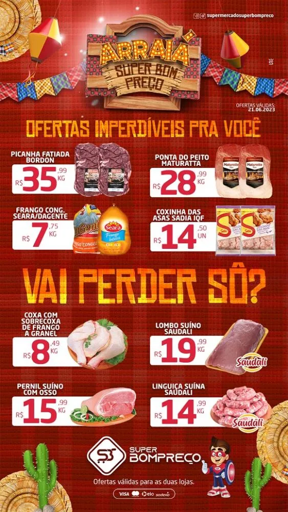 Confira as promoções no Supermercado Super Bom Preço em Brumado