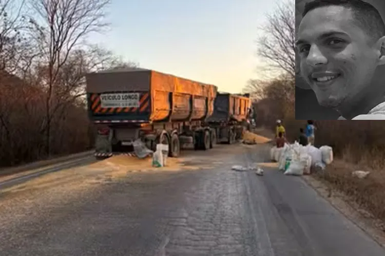 Caminhoneiro de 28 anos morre após colisão entre duas carretas em Muquém do São Francisco