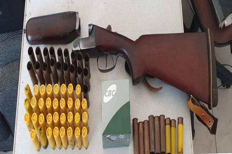 Presidente Jânio Quadros: Caesg apreende espingarda em residência durante ronda