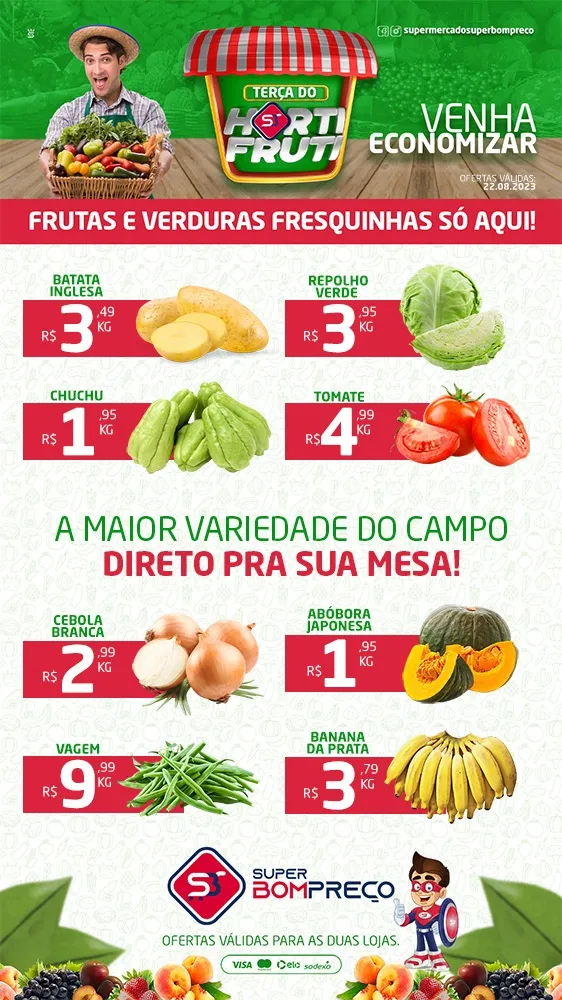 Confira as promoções no Supermercado Super Bom Preço em Brumado