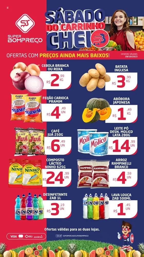 Confira as promoções no Supermercado Super Bom Preço em Brumado