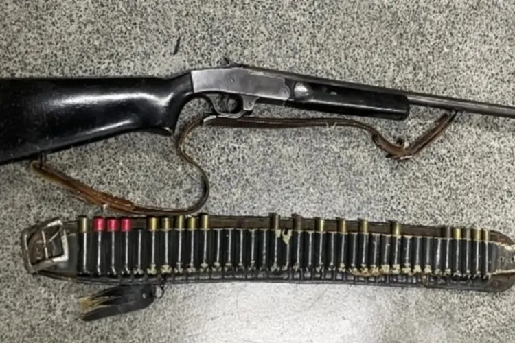 Cipe Sudoeste apreende arma de fogo durante patrulhamento rural em Iuiu