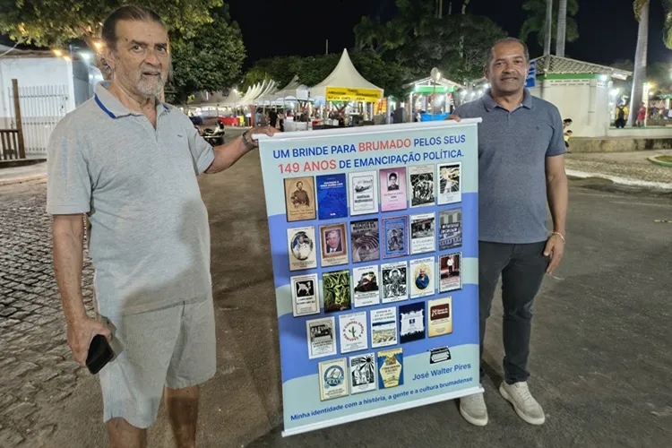 Cordelista José Walter Pires celebra aniversário de Brumado com painel histórico