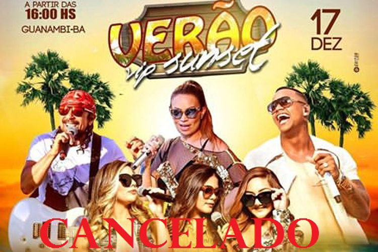 Justiça cancela Verão Vip Sunset em Guanambi