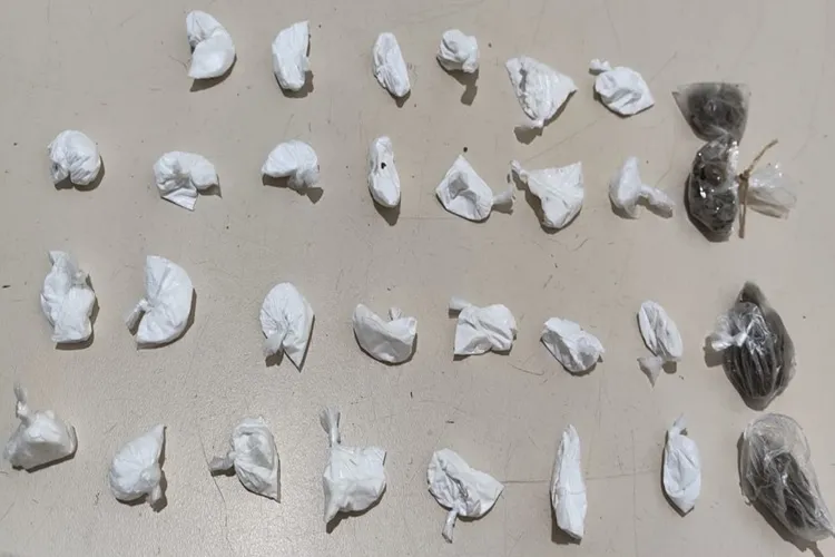 Vitória da Conquista: Suspeito é preso com cocaína e maconha em festa de paredão