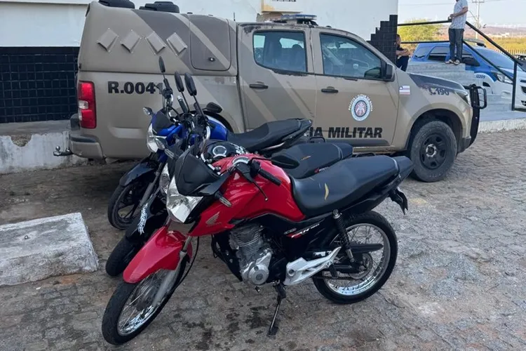 Três motocicletas roubadas são recuperadas pelo 17º BPM em Guanambi