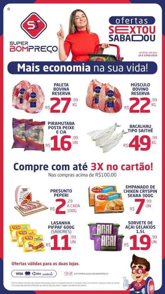 Confira as promoções no Supermercado Super Bom Preço em Brumado