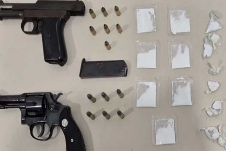Prisão por tráfico de drogas e porte ilegal de arma de fogo em Vitória da Conquista