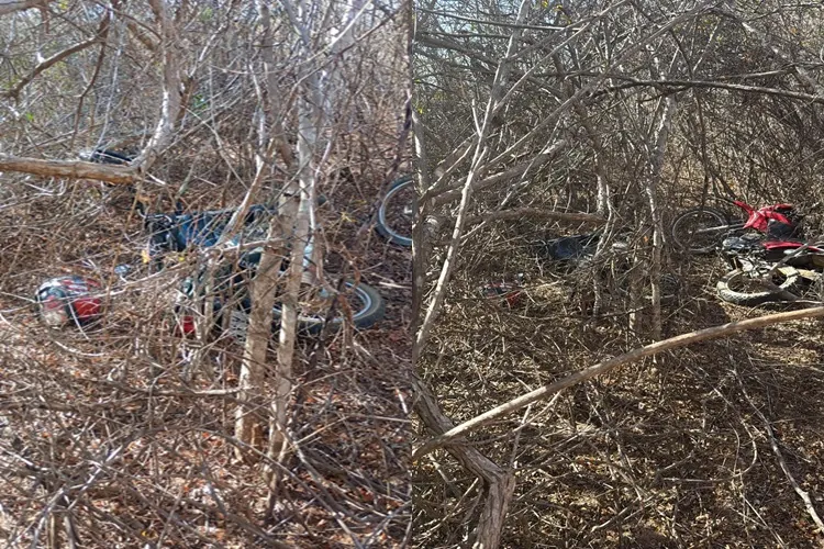 Motos furtadas em Caetité e Guanambi são encontradas em matagal