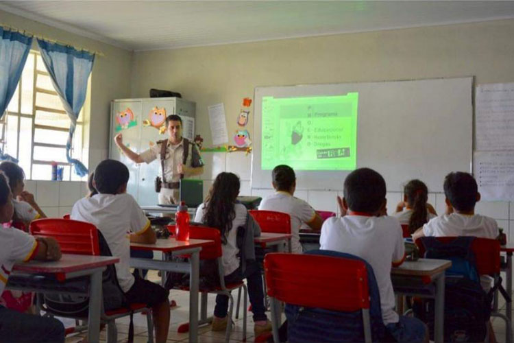 Proerd tem início na cidade de Maetinga