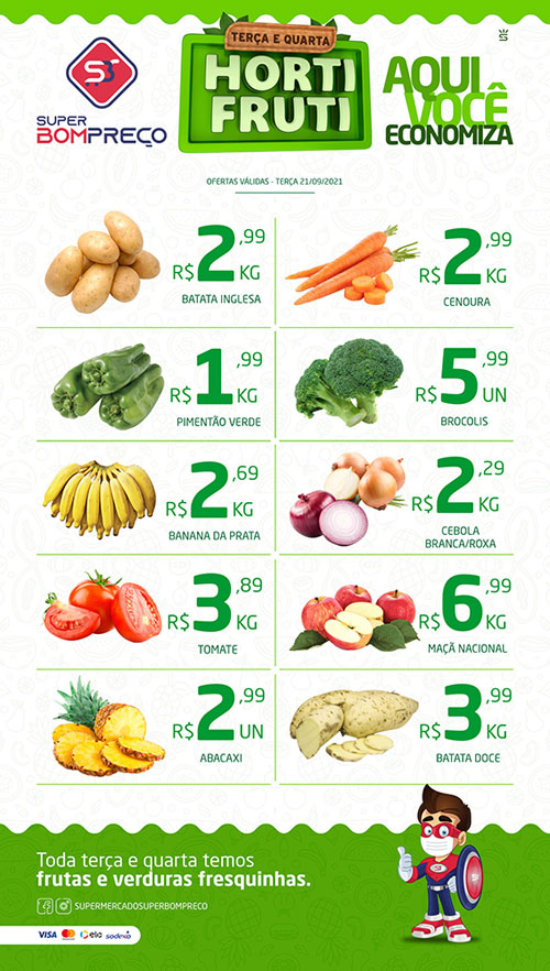 Confira as promoções no Supermercado Super Bom Preço em Brumado