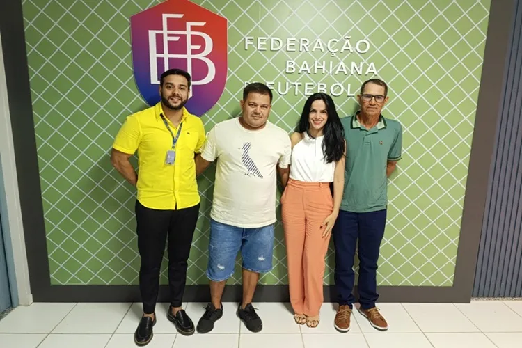 Presidente da Liga de Brumado discute o Intermunicipal na Federal Bahiana de Futebol