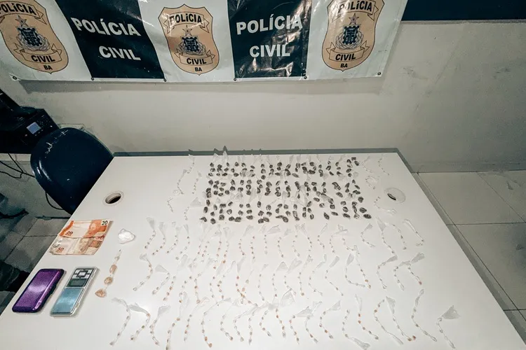 Suspeito é preso por tráfico após denúncia durante patrulhamento em Bom Jesus da Lapa