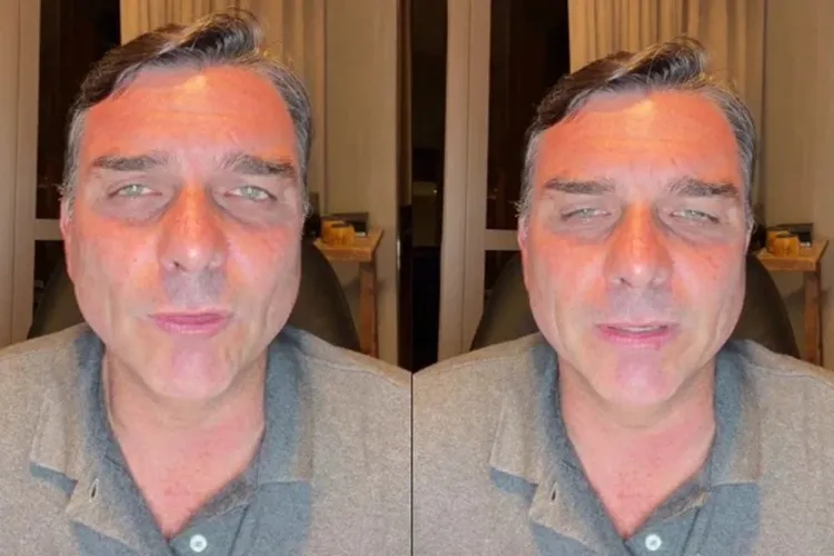 Flávio Bolsonaro rompe silêncio nos EUA e justifica saída do Brasil