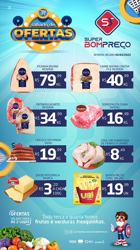 'Sábado de Ofertas': Confira as promoções no Supermercado Super Bom Preço em Brumado