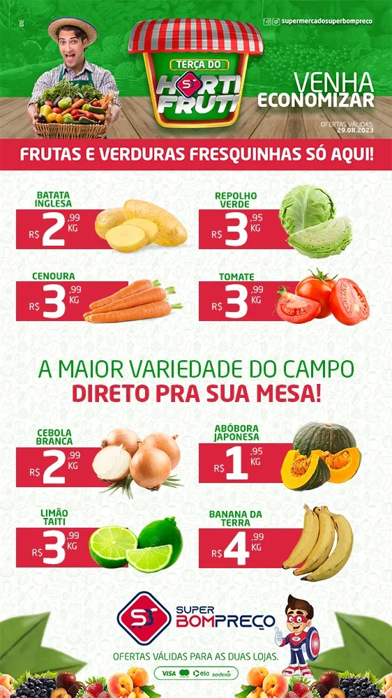 Confira as promoções no Supermercado Super Bom Preço em Brumado