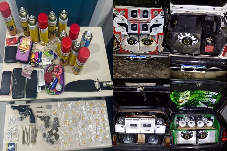 Operação Paredão: PM apreende drogas e arma em Vitória da Conquista