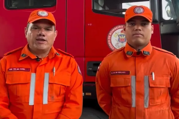 Bombeiros no 20º BBM, pai e filho atuam juntos em Bom Jesus da Lapa