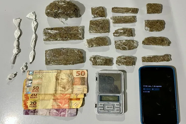 Suspeito é preso por tráfico de drogas em Livramento de Nossa Senhora