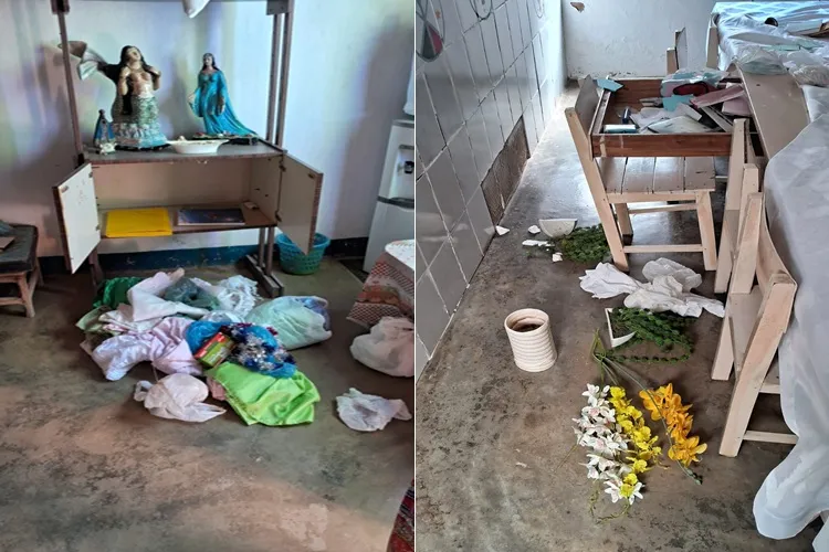 Após seis arrombamentos, Centro de Umbanda de Guanambi é alvo de ataque de grupo nazista