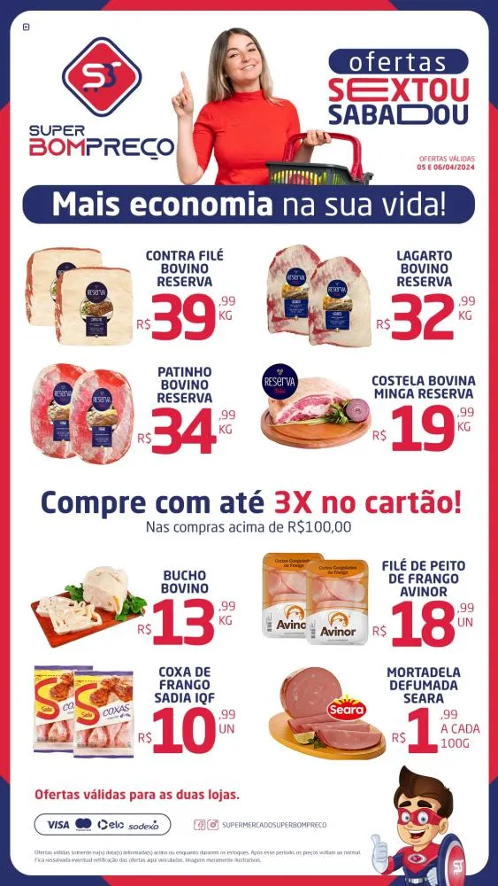 Confira as promoções no Supermercado Super Bom Preço em Brumado