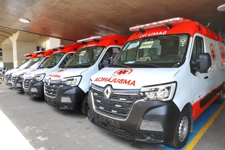 Bahia é contemplada com dez novas ambulâncias para reforçar serviço do Samu 192