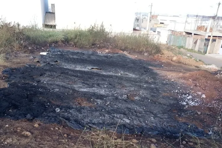 Criança ateia fogo nos tubos da Emurc em Vitória da Conquista, diz Polícia Civil