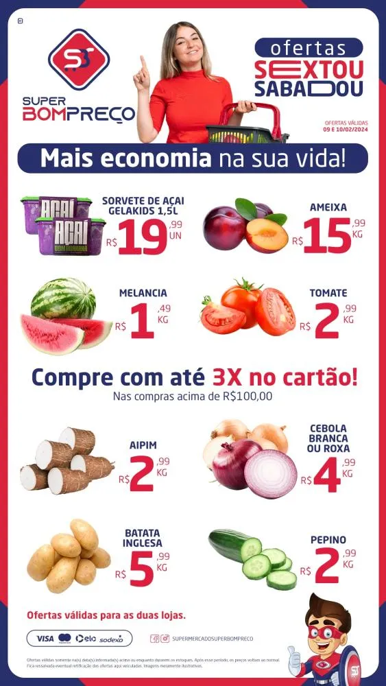 Confira as promoções no Supermercado Super Bom Preço em Brumado