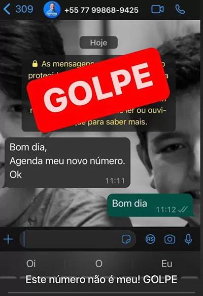 Guanambi: Criminosos se passam pelo deputado Felipe Duarte e tentam aplicar golpe no WhatsApp