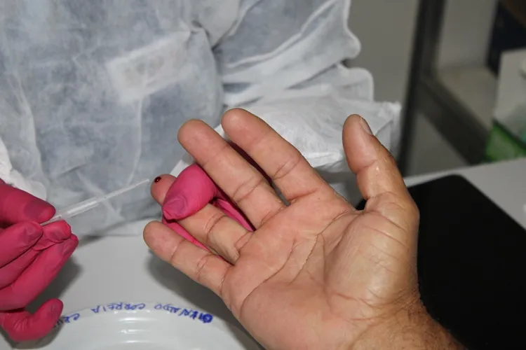 Estande da saúde leva estrutura de testes rápidos no Aniversário de Brumado