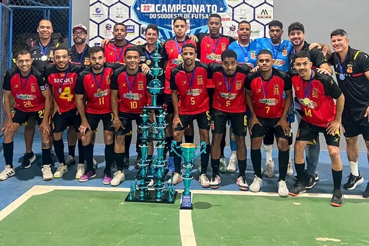 Seleção de Brumado conquista o título do 23º Campeonato Sudoeste de Futsal