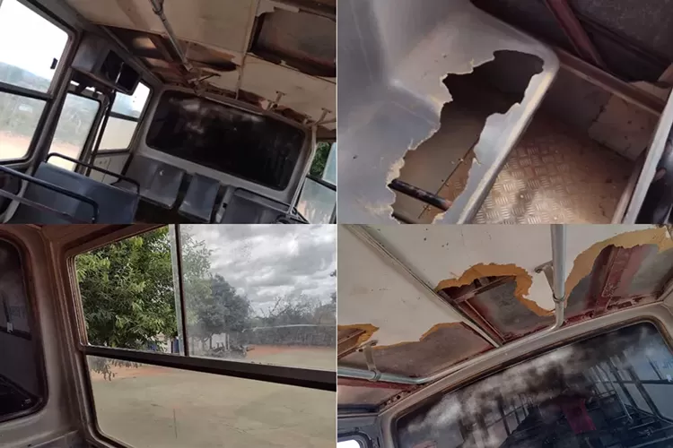 Transporte escolar precário deixa alunos em Aracatu sob risco