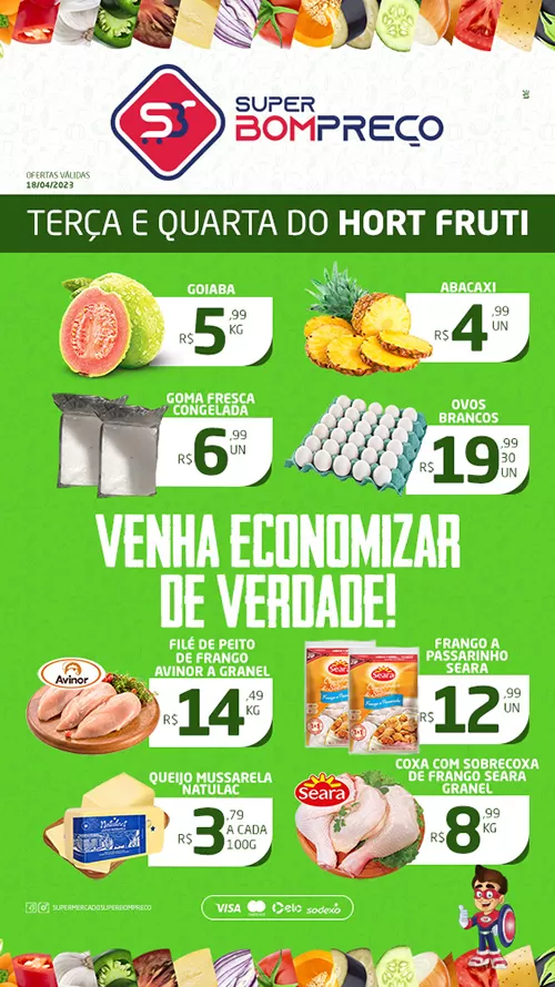 Confira as promoções no Supermercado Super Bom Preço em Brumado