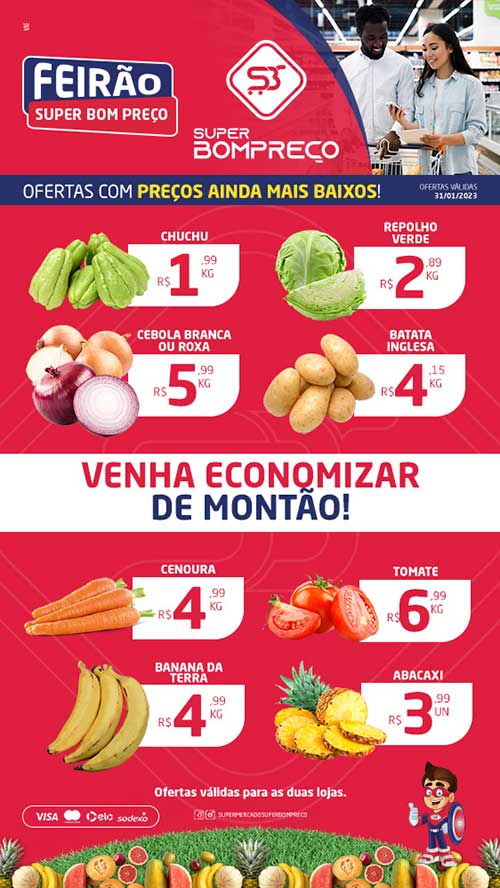 Confira as promoções no Supermercado Super Bom Preço em Brumado