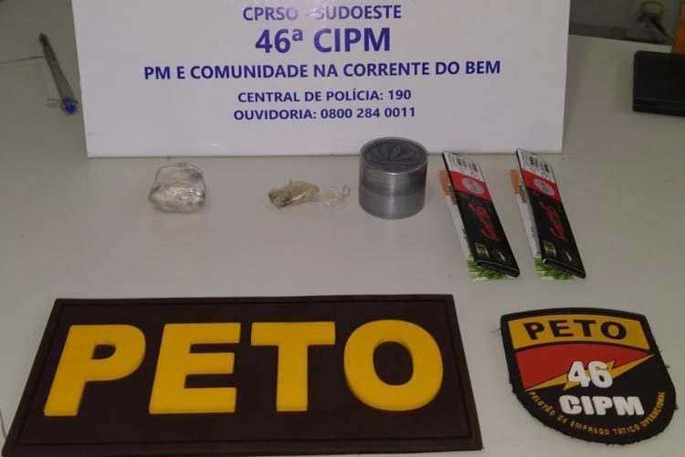 Livramento de Nossa Senhora: Polícia apreende drogas durante abordagem em ônibus da Gontijo