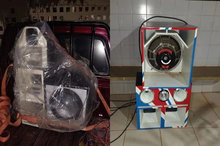 46ª CIPM apreende equipamentos de som em Livramento de Nossa Senhora