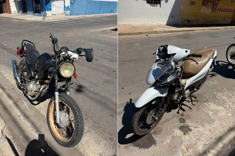 Homem e adolescente ficam feridos após colisão de motocicletas em Guanambi